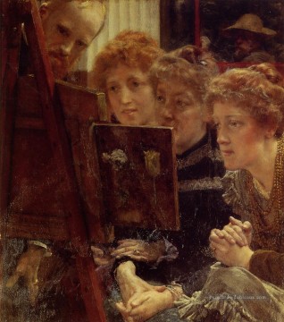 Le groupe de famille romantique Sir Lawrence Alma Tadema Peinture à l'huile